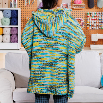 Bernat Couch Lounger Knit Hoodie Bernat Couch Lounger Knit Hoodie