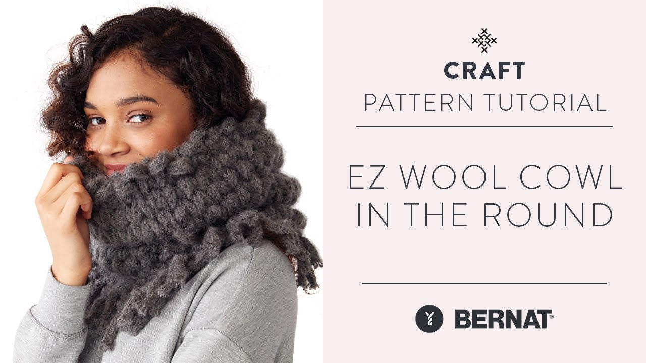 Bernat Alize EZ Wool Cowl In The Round Craft