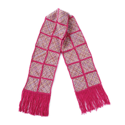 Bernat Woven Windowpane Scarf Bernat Woven Windowpane Scarf