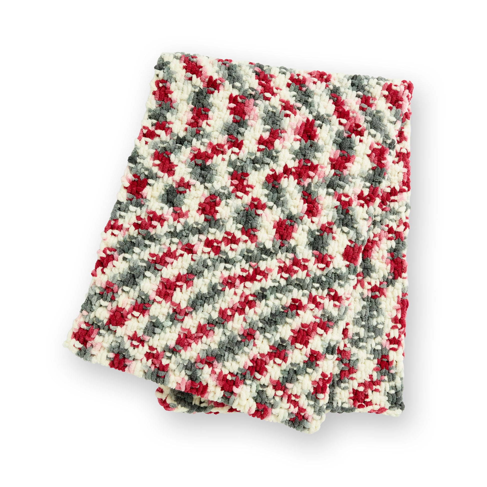 Bernat Alize EZ Seed Stitch Blanket Single Size / Claret Storm