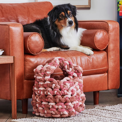 Bernat Finger Crochet Basket Bag Petal