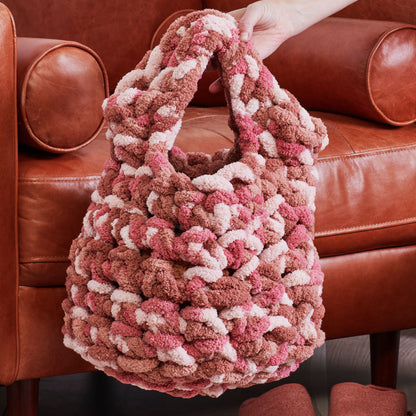 Bernat Finger Crochet Basket Bag Petal