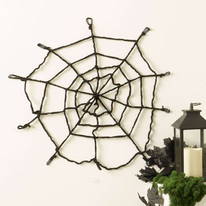 Bernat Craft Spooky Spiderwebs Craft Holiday Décor made in Bernat Blanket Yarn