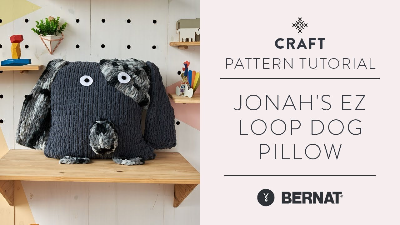 Bernat Alize Jonah's EZ Loop Dog Pillow Craft