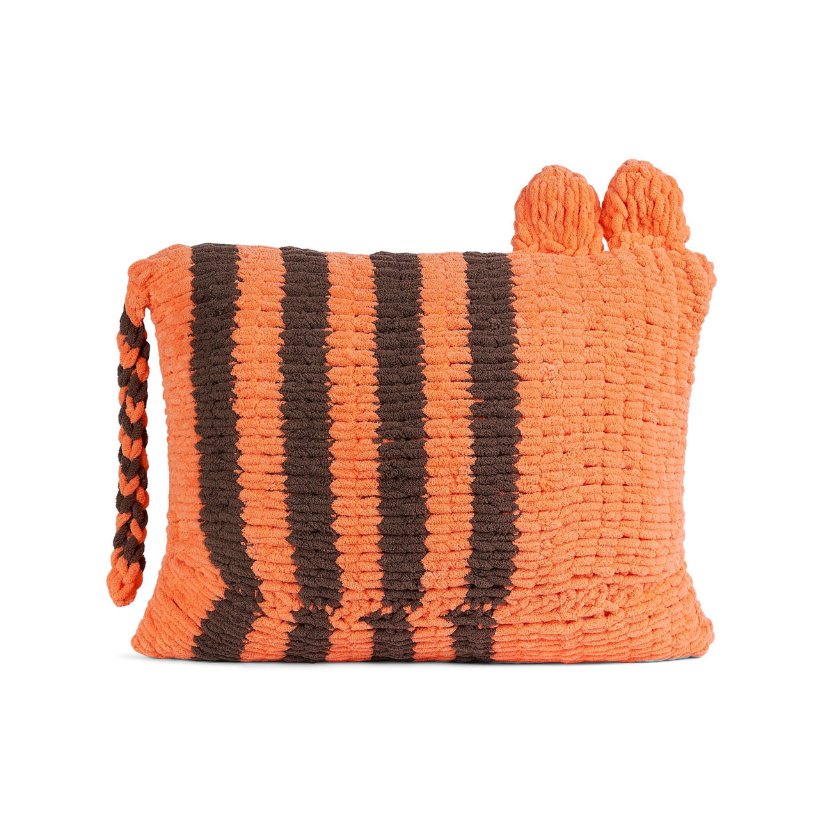 Craft Pillow made in Bernat Alize Blanket-EZ Yarn