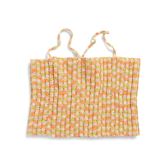 Crochet Top made in Caron Colorama Bamboo Blend Yarn