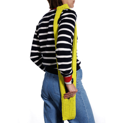 Bernat Fruit Loop Crochet Phone Pouch Acid