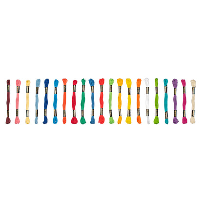 Coats & Clark Jumbo Pack Embroidery Floss Rainbow