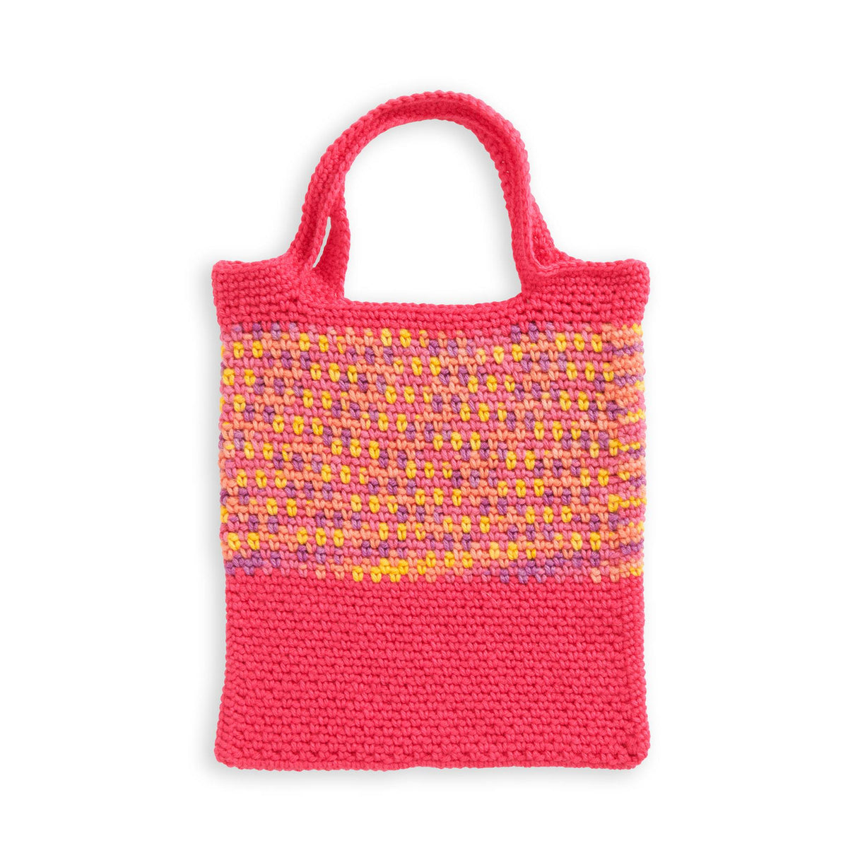 Crochet Tote Bag made in Caron Jumbo Yarn