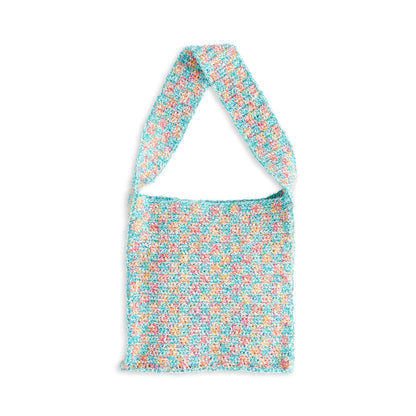 Caron Checker It Out Crochet Bag Crochet Bag made in Caron Coconut Cakes Yarn
