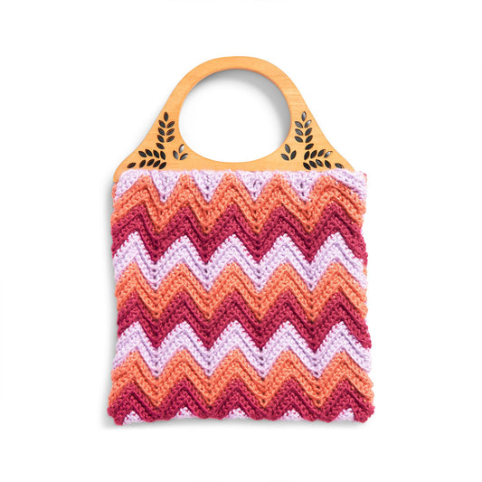 Caron Ripple Radiance Crochet Tote