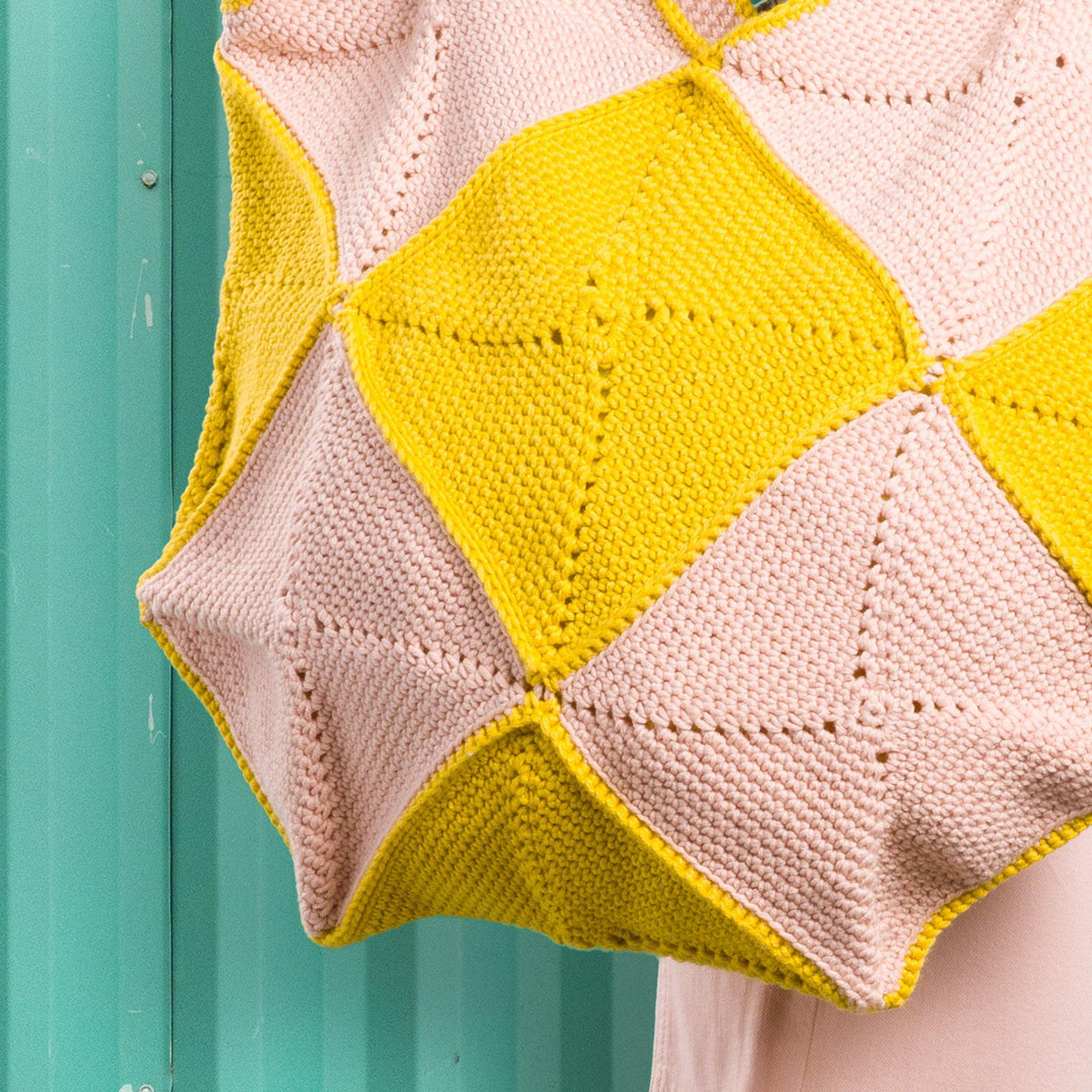 Crochet Bag made in Caron Yarn