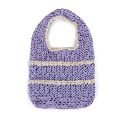 Caron Crochet Knotty Beach Bag Lavendar