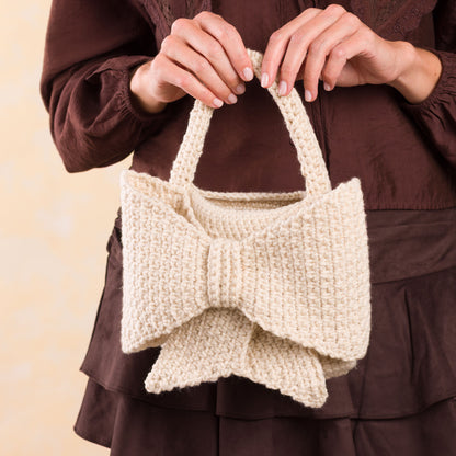 Caron Crochet Bow Bag Caron Crochet Bow Bag