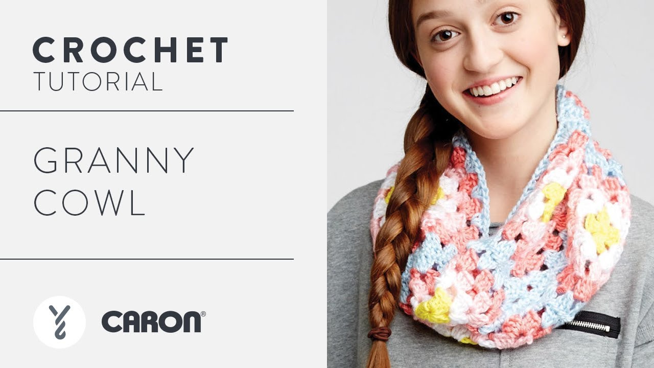 Caron New And Now Granny Cowl Crochet