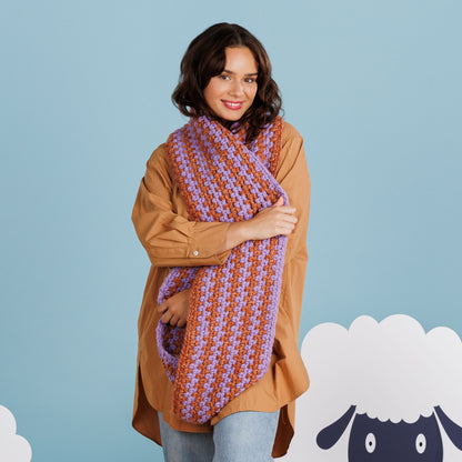 Caron Stone Path Crochet Cowl Caron Stone Path Crochet Cowl