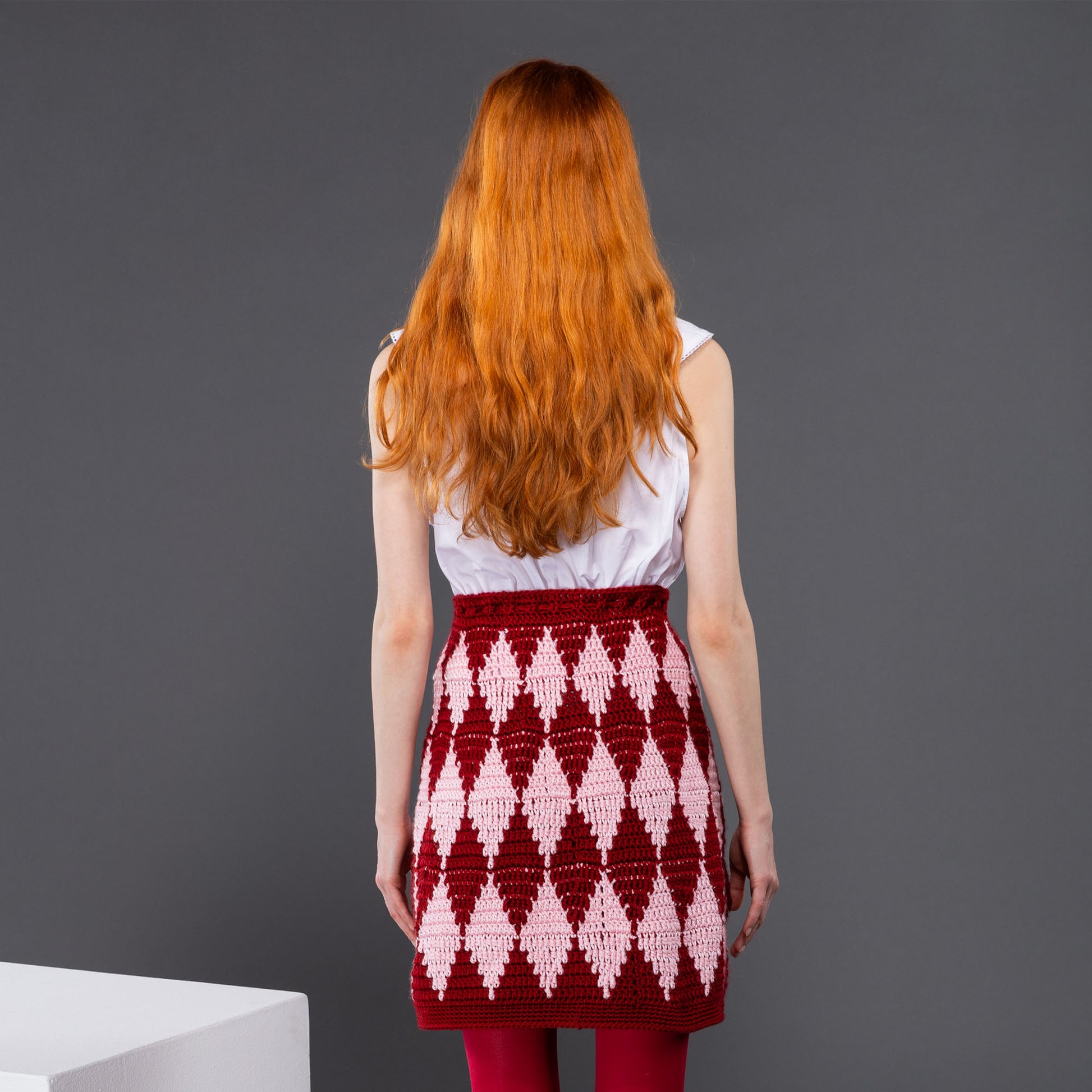 Caron Crochet Graphic Skirt