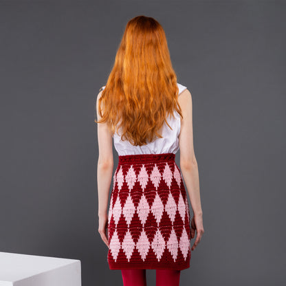 Caron Crochet Graphic Skirt Simply Soft