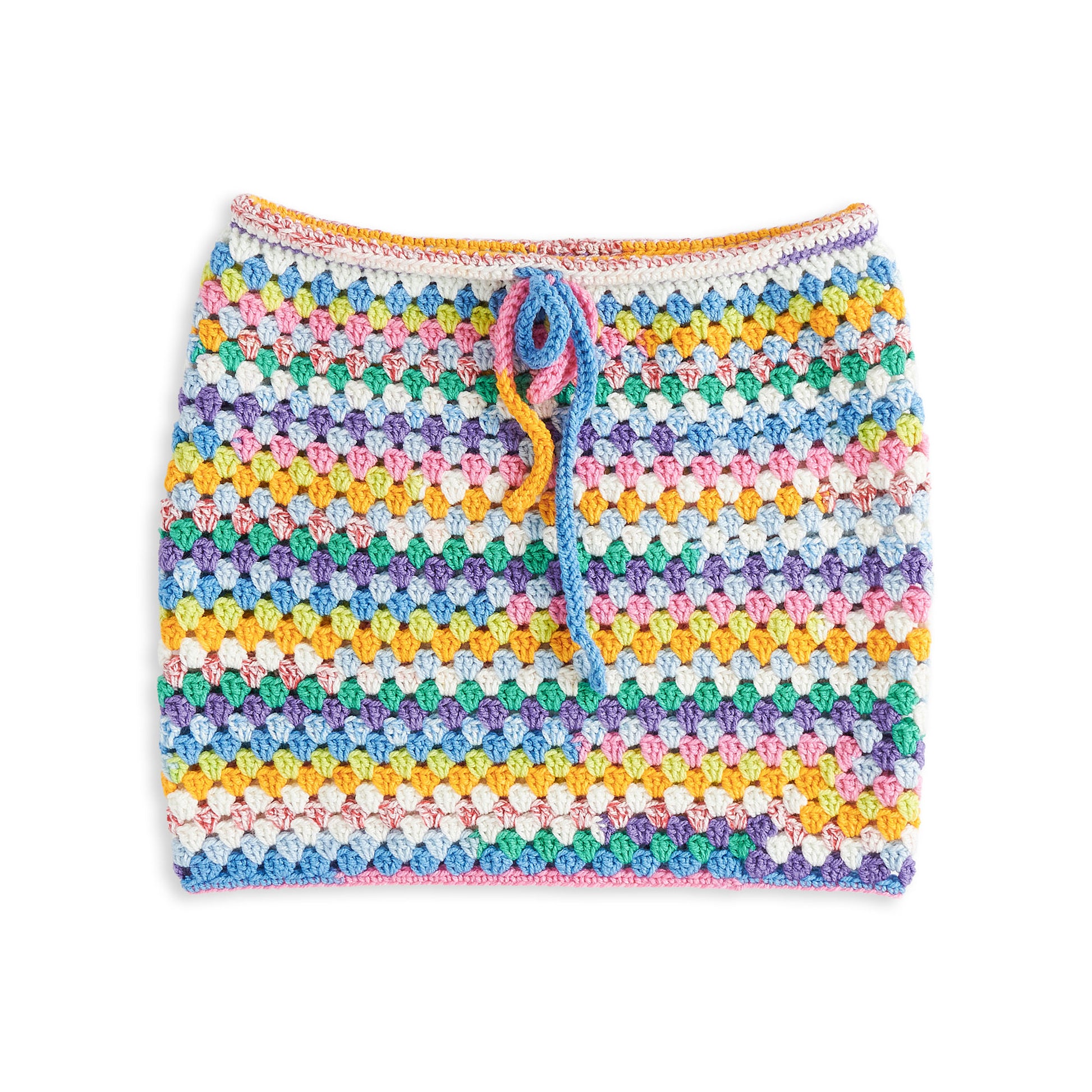 Free Caron Granny Stitch Crochet Skirt Pattern