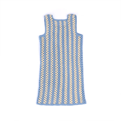 Caron Crochet Granny Stripes Tank Dress Caron Crochet Granny Stripes Tank Dress