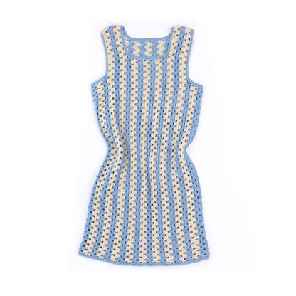 Caron Crochet Granny Stripes Tank Dress Caron Crochet Granny Stripes Tank Dress
