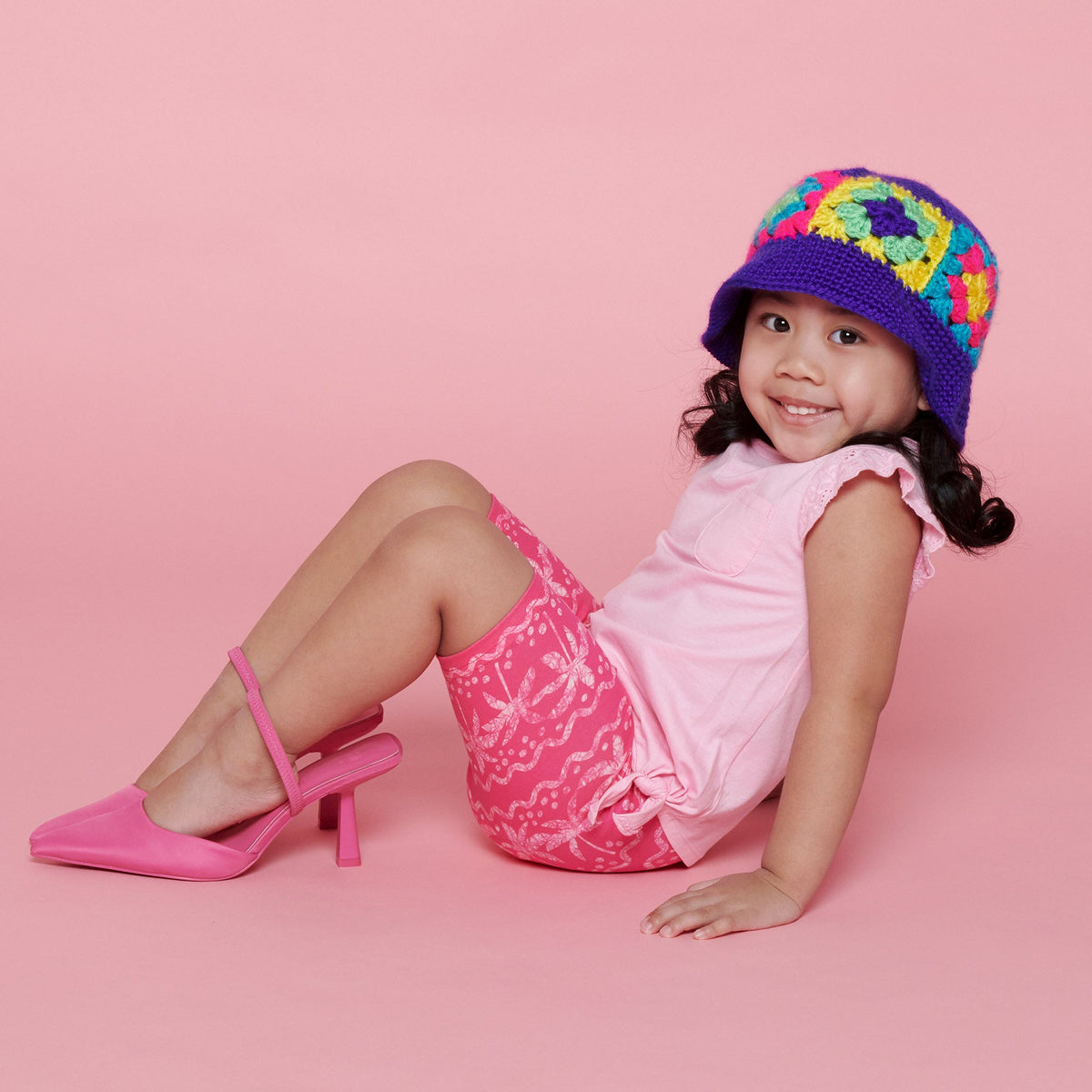 Crochet Hat made in Caron Simply Soft Yarn