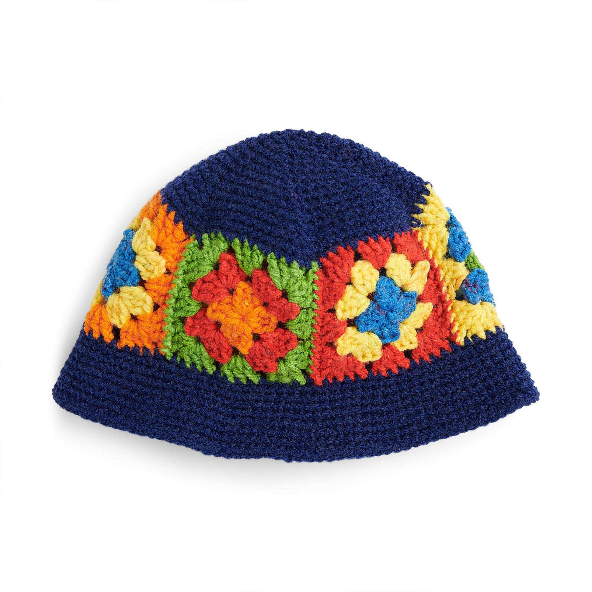 Free Caron Crochet Malibu Bucket Hat Pattern