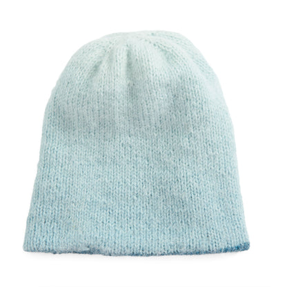 Caron Inside Out Knit Beanie Crochet Beanie made in Caron Colorama Halo Perfect Phasing Yarn