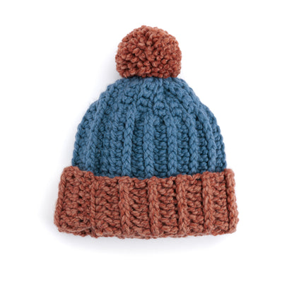 Caron Crochet Cozy Contrast Hat Caron Crochet Cozy Contrast Hat