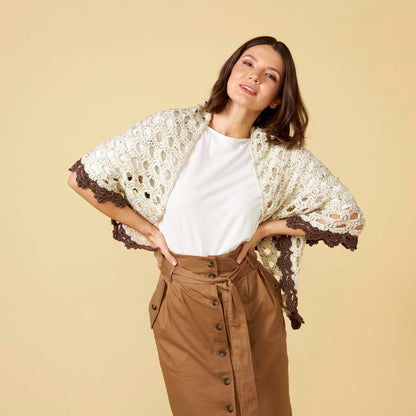 Crochet It Shawl for You Off-White