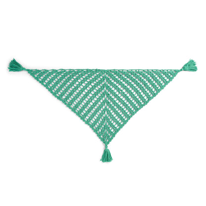 Caron Wrapped in Luxury Crochet Shawl Malachite
