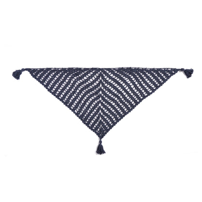 Caron Wrapped in Luxury Crochet Shawl Midnight Blue