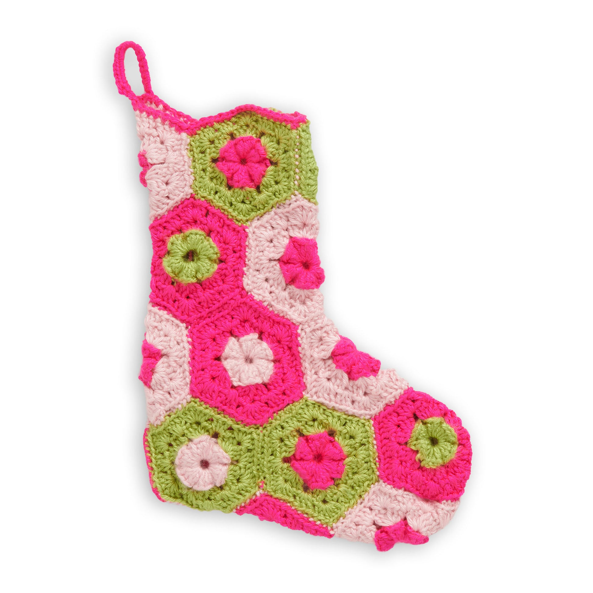 Free Caron Bold Pops Crochet Stocking Pattern