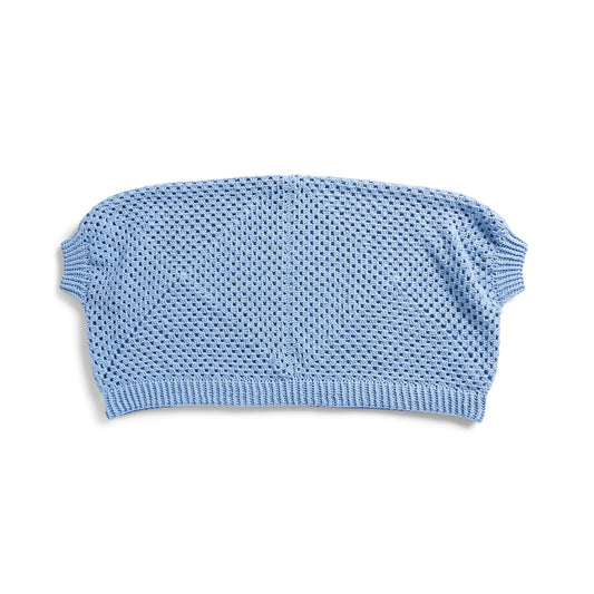 Crochet Bunting made in Caron Colorama Bamboo Blend Yarn