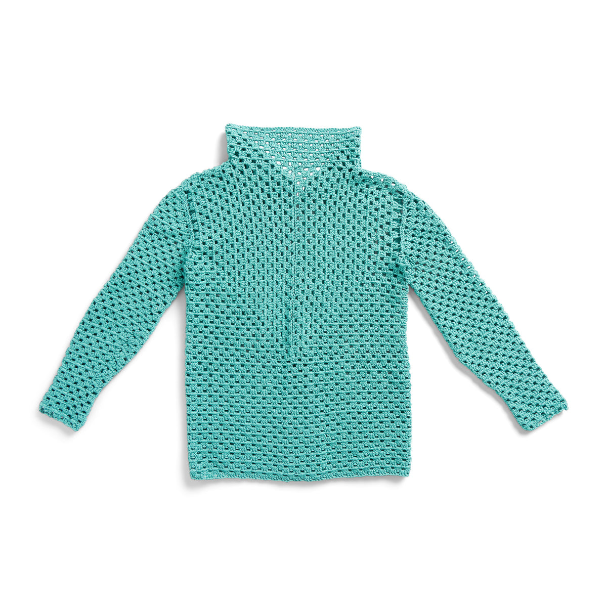 Crochet Cardigan made in Caron Colorama Bamboo Blend Yarn