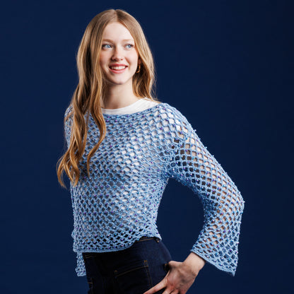 Caron Glimmerwave Beaded Top Caron Glimmerwave Beaded Top