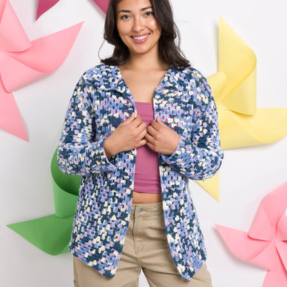 Caron Comfort Crochet Cardigan Caron Comfort Crochet Cardigan