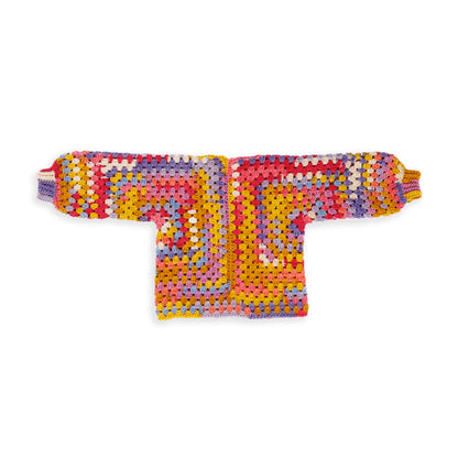 Caron Crochet Hexi-Cardigan Crochet Hexi-Cardigan made using Caron yarn