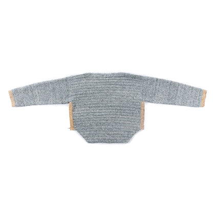 Caron Crochet Split Seam Sweater Version 1