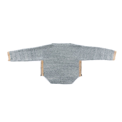 Caron Crochet Split Seam Sweater Version 1