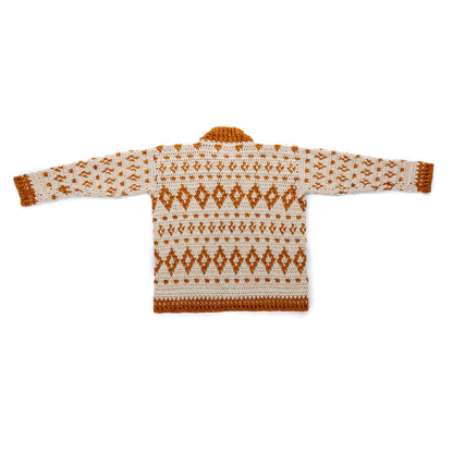 Caron Diamond Dancer Crochet Cardigan Caron Diamond Dancer Crochet Cardigan
