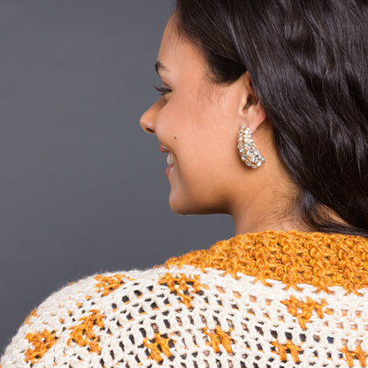 Caron Diamond Dancer Crochet Cardigan Caron Diamond Dancer Crochet Cardigan