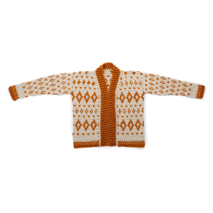 Caron Diamond Dancer Crochet Cardigan Caron Diamond Dancer Crochet Cardigan