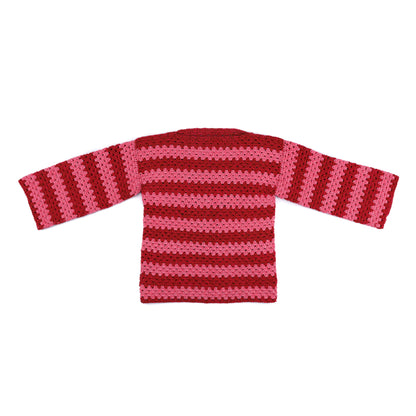 Caron Statement Stripes Crochet Pullover Caron Statement Stripes Crochet Pullover