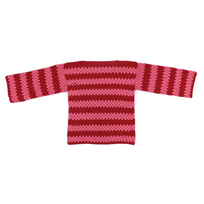 Caron Statement Stripes Crochet Pullover Caron Statement Stripes Crochet Pullover