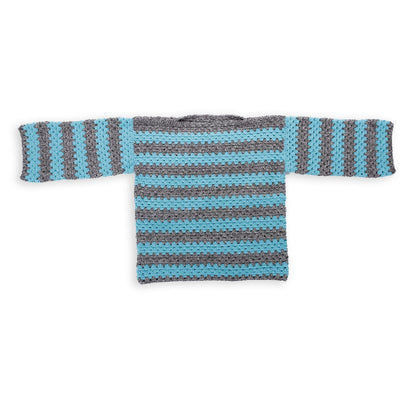Caron Statement Stripes Crochet Pullover Caron Statement Stripes Crochet Pullover