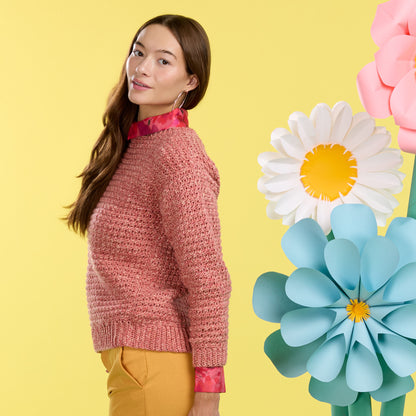 Caron Forever Favorite Crochet Pullover Caron Forever Favorite Crochet Pullover