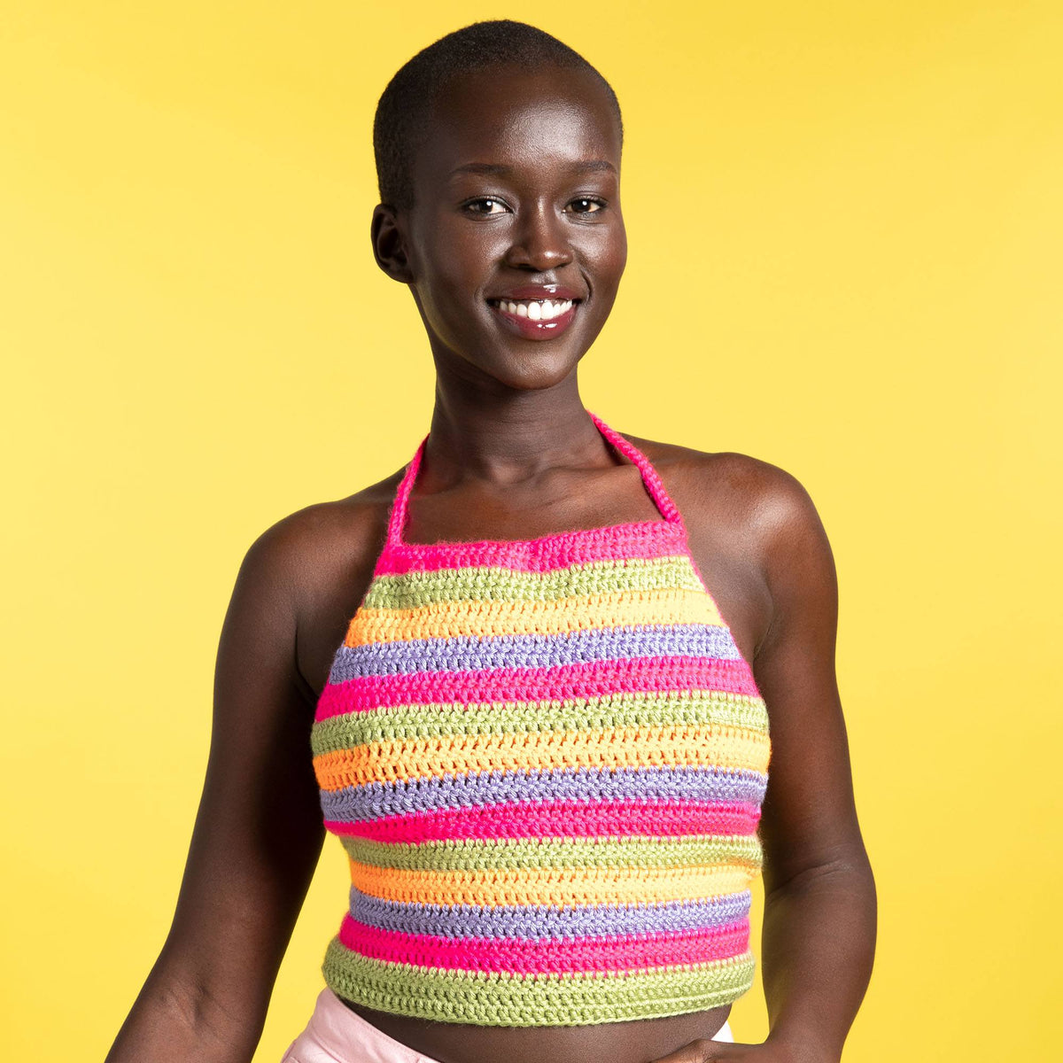 Crochet Top made in Caron Simply Soft Yarn