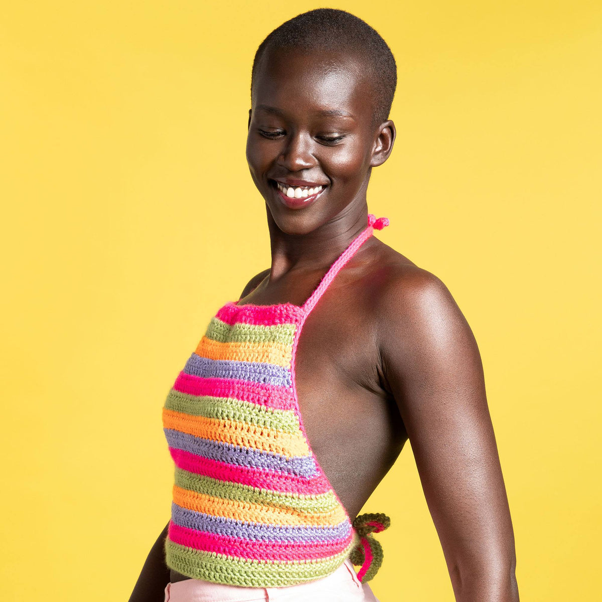 Crochet Top made in Caron Simply Soft Yarn