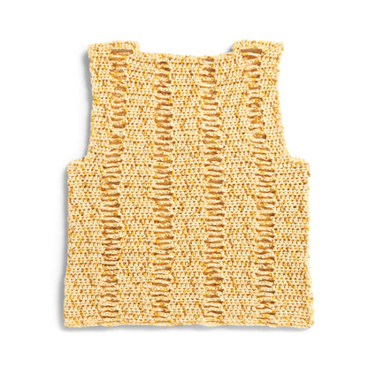 Caron Off The Chain Crochet Tank Crochet Tank Top made in Caron Simply Soft Speckle Yarn